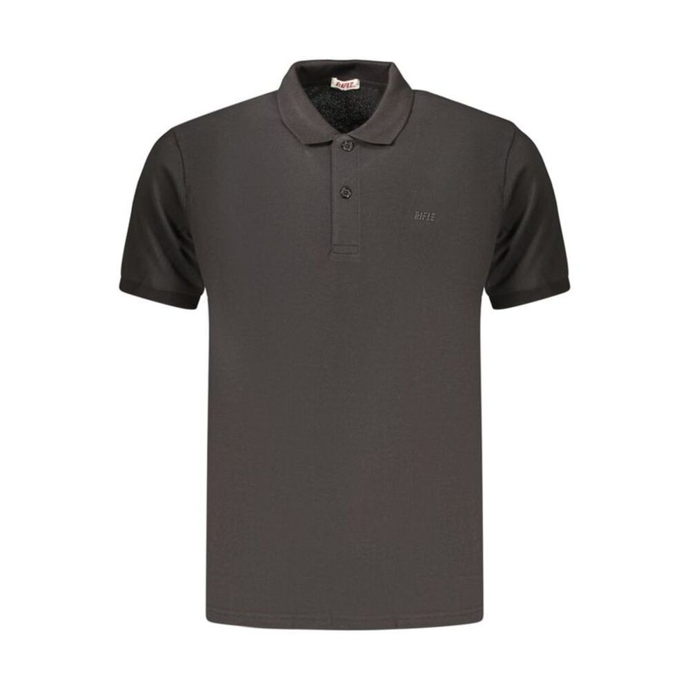Rifle Black Cotton Men's Men's Polo